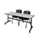 Kobe Rectangle FlipTop Table, 72" W, 29" H, Laminate Top, Maple MKFT7230PL47BK - alternate 1